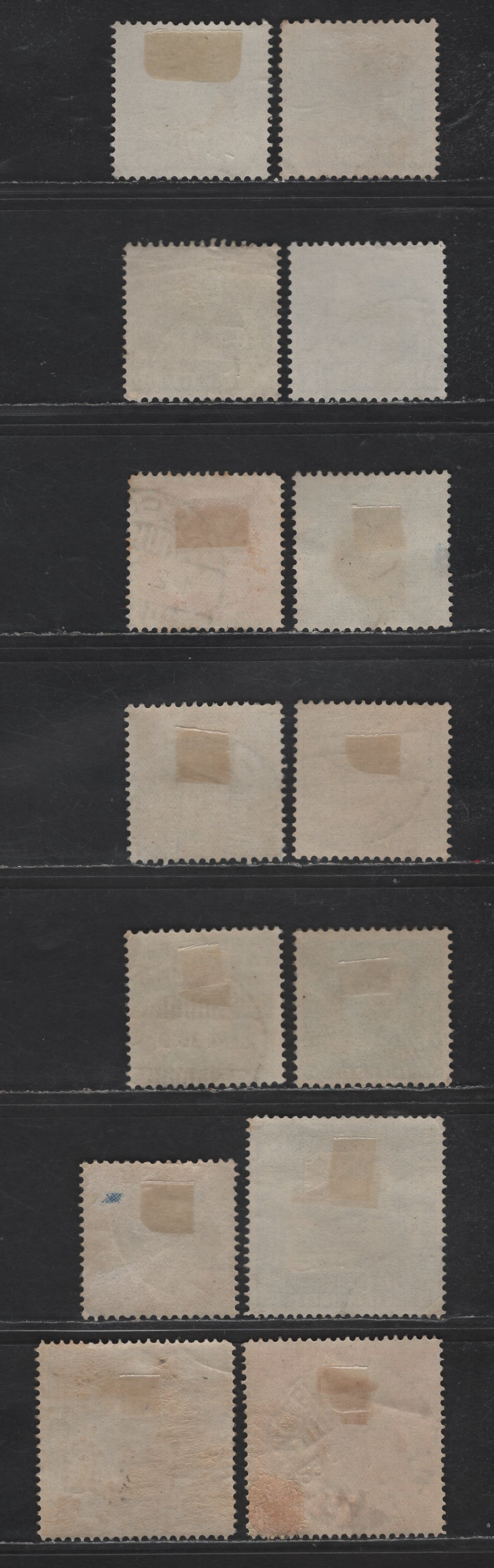 Lot 235 Netherlands Indies SC#166/185, 174a 2.5 - 80c Bistre - Vermillion Pictorials, 1933-1937 Pictorial Issue, 14 Fine/Very Fine Used Singles