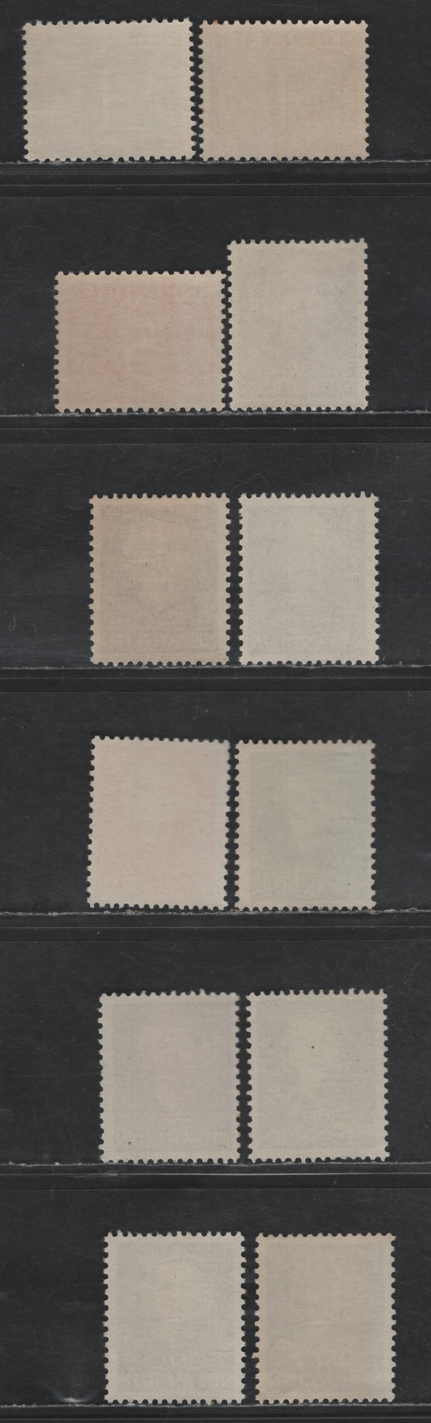 Lot 349 Netherlands Antilles SC#208, 213-215, 217-219, 221-222, 224-225 1c - 50c Red Brown - Olive Green Queen Juliana, 1950-1979 Queen Juliana Issue, 12 F/VFOG/NH Singles