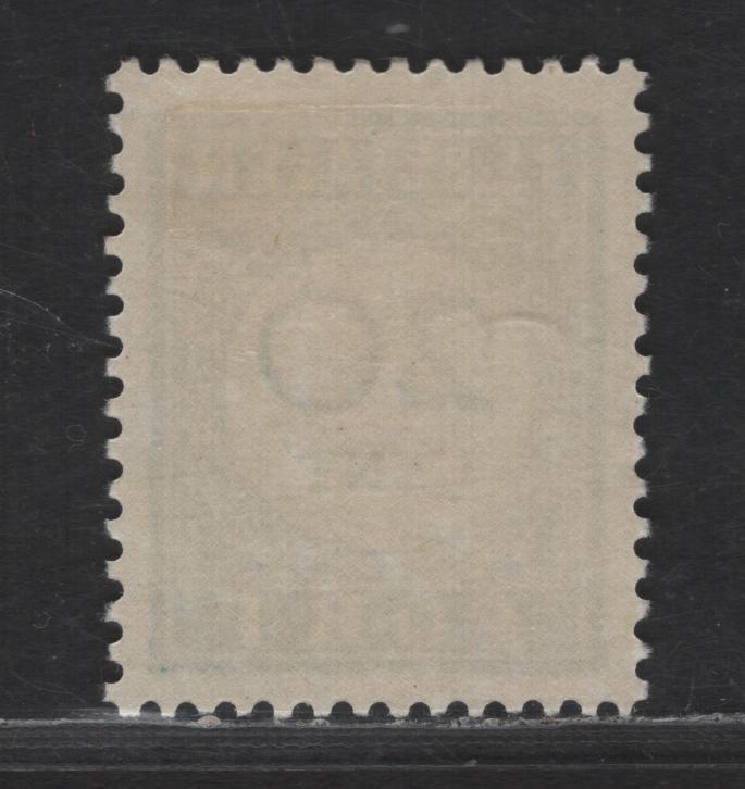 Lot 376 Netherlands Antilles SC#J36 20c Blue Green Numeral, 1948-1949 Postage Due, A VFOG Single