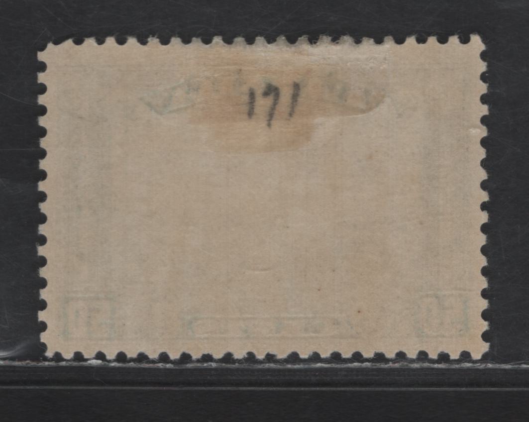 Lot 126 Canada SC#176 50c Dull Blue Grand Pre, 1930-1931 Arch/Leaf Issue, A FOG Single, Creamy Semi Glossy Gum, Clear Vertical Mesh