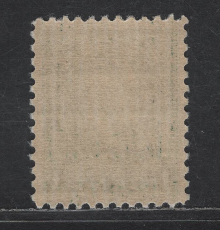 Lot 137 Canada SC#195 1c Deep Bright Green George V, 1932 Medallion Issue, A VFNH Single, Striated Cream Semi Glossy Gum With 4 Gum Breaker Ridges