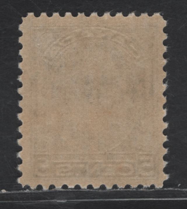 Lot 140 Canada SC#199 5c Dull Blue King George V, 1932 Medallion Issue, A FNH Single, Yellowish Creamy Gum With Satin Sheen