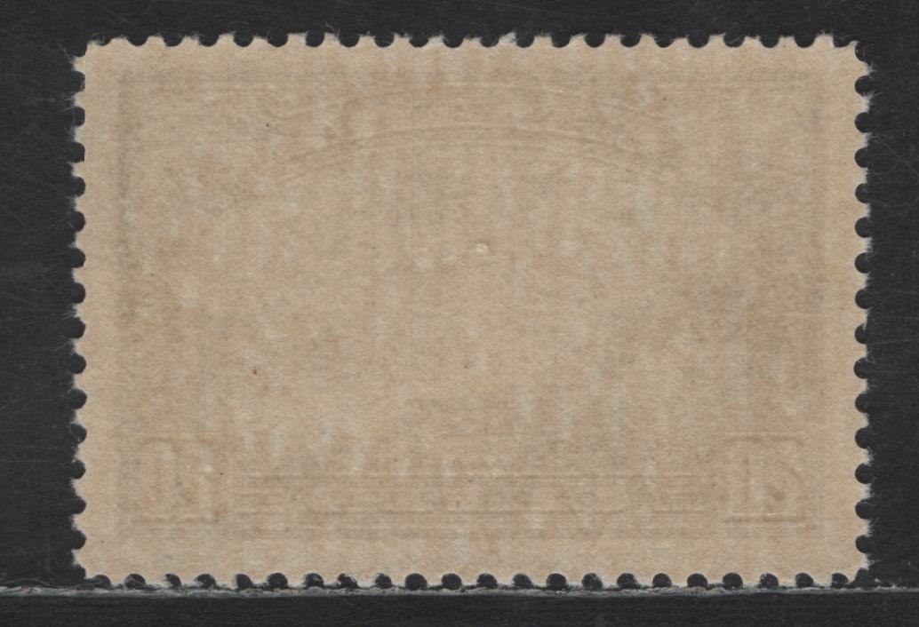 Lot 150 Canada SC#225 20c Olive Green Niagara Falls, 1935 KGV Pictorial Issue, A VFNH Single, Crisp Horizontal Mesh Paper, Streaky Eggshell Gum