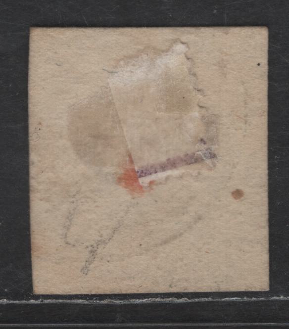 Lot 164 Netherlands SC#1a 5c Light Blue King William III, 1852 King William III Issue, A Fine Used Single, 3 Margins