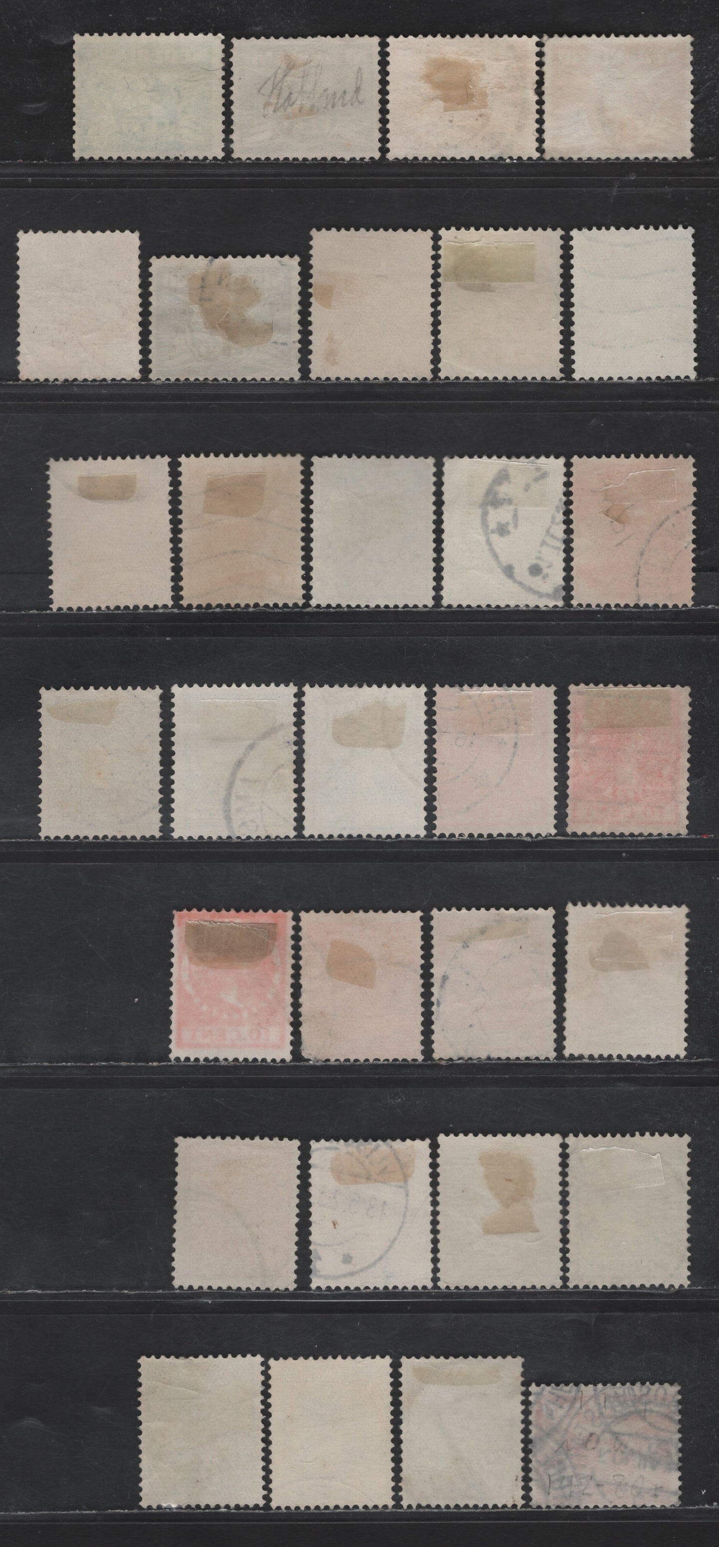 Lot 234 Netherlands SC#142-160 1c - 60c Deep Red - Dark Violet Gull & Queen Wilhelmina, 1924-1926 Gull & Queen Wilhelmina Issue, 31 Fine Used Singles, As Lot 233, But Fine & Many Shades