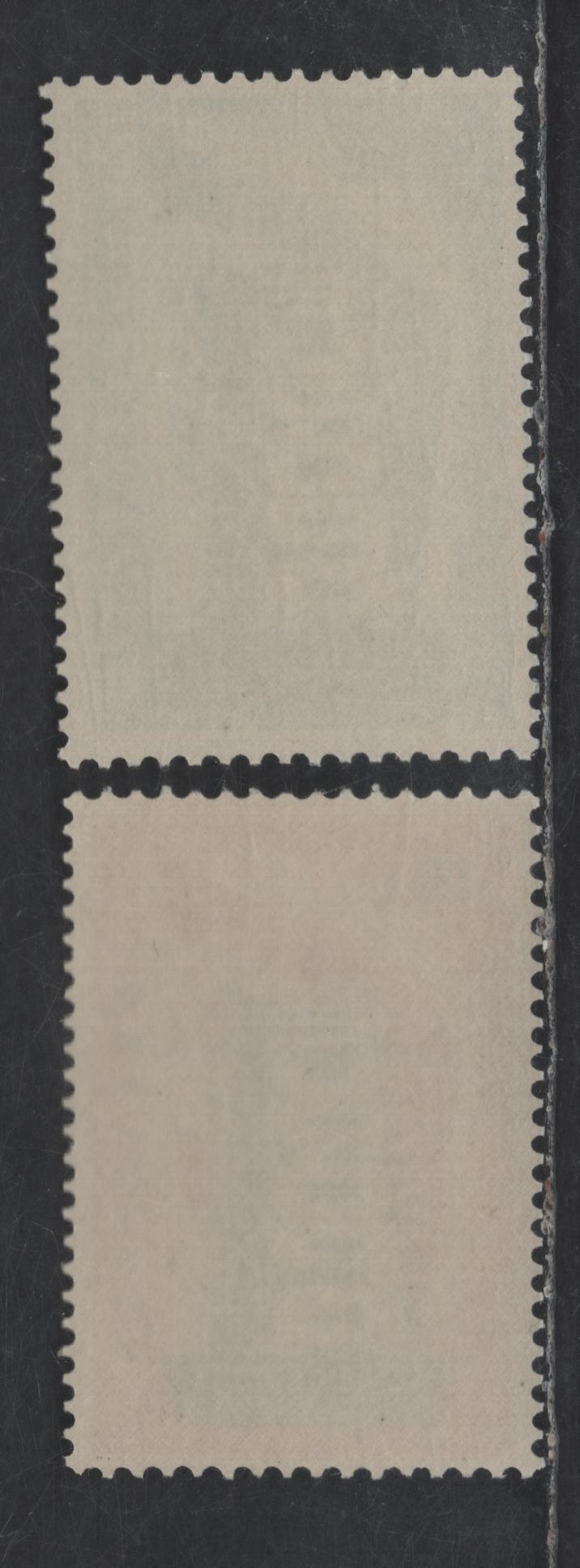 Lot 279 Netherlands SC#368-369 10c - 25c Rose brown & Black - Bright Blue & Black Europa, 1956 Europa Issue, 2 VFNH Singles