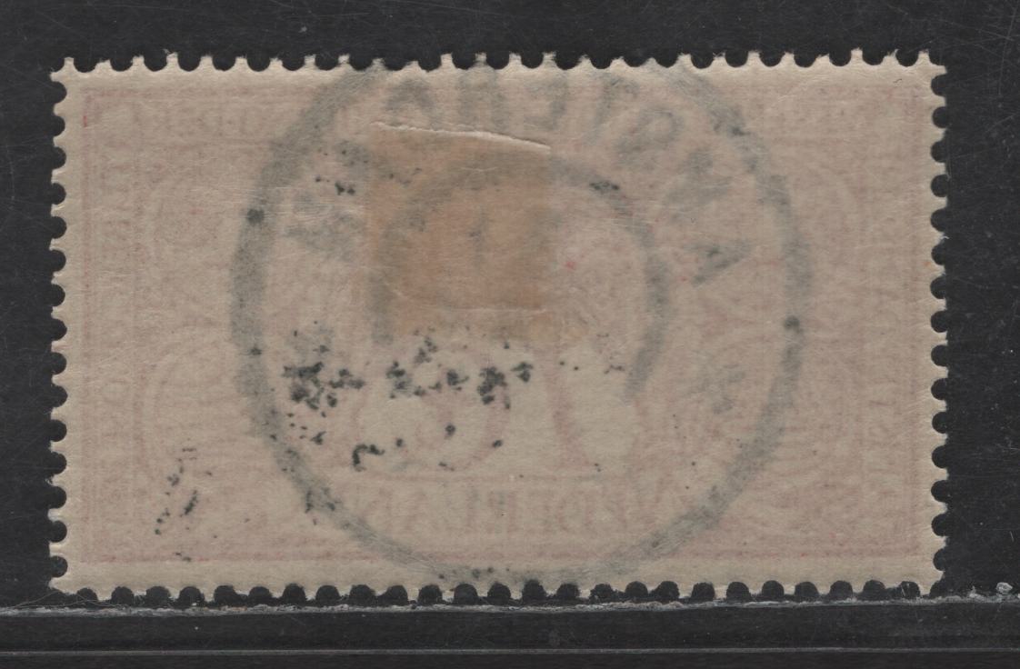 Lot 282 Netherlands SC#B1 1c+1c Rose Red Symbolic Design For Combating Tuberculosis, 1906 Semi Postal Issue, A Very Fine Used Single