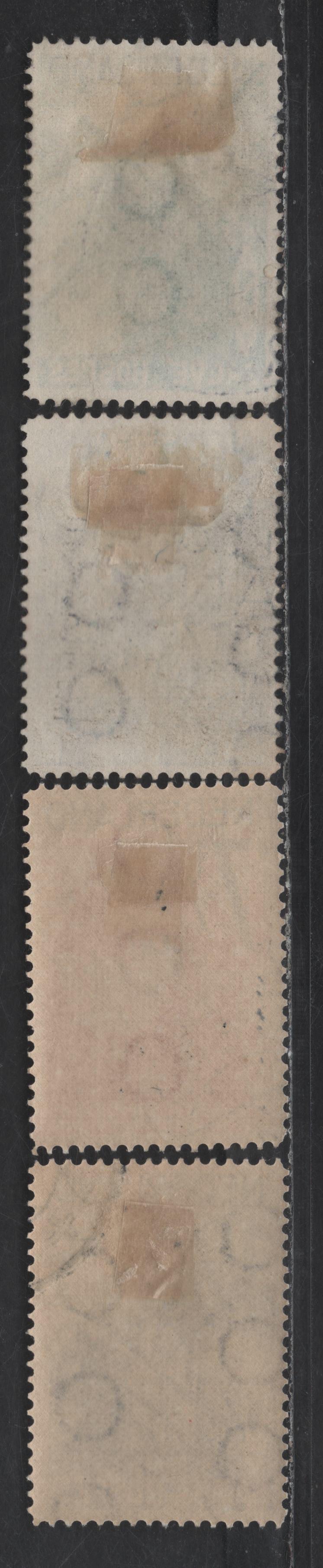 Lot 303 Netherlands SC#B54-B57 2.5c+1.5c - 12.5c+2.5c Turquoise Green & Black 0 Ultramarine & Black Drawbridge - Flower Fields, 1932 Semi Postal Issue, 4 Very Fine Used Singles