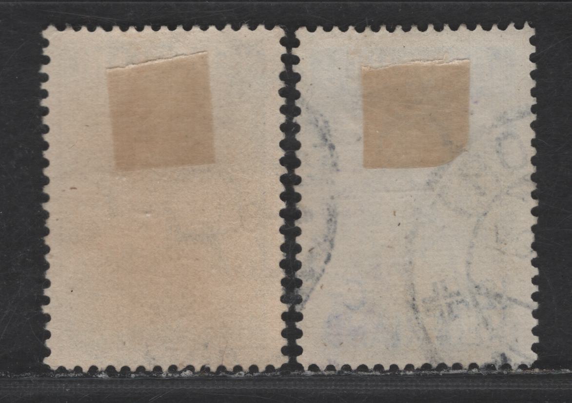 Lot 306 Netherlands SC#B64-B65 6c+4c - 12.5c+3.5c Deep Green - Ultramarine Monument at Den Helder - The 'Hope', 1933 Semi Postal Issue, 2 Very Fine Used Singles