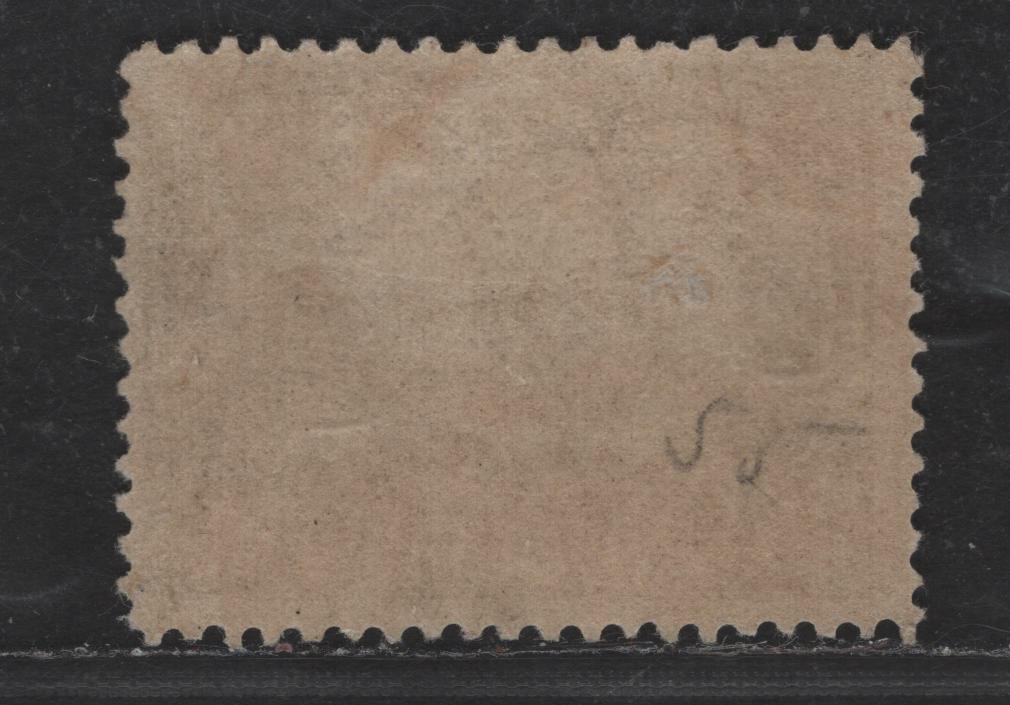 Lot 63 Canada SC#55 6c Yellow Brown Queen Victoria, 1897 Diamond Jubilee Issue, A FOG Single, Disturbed Gum