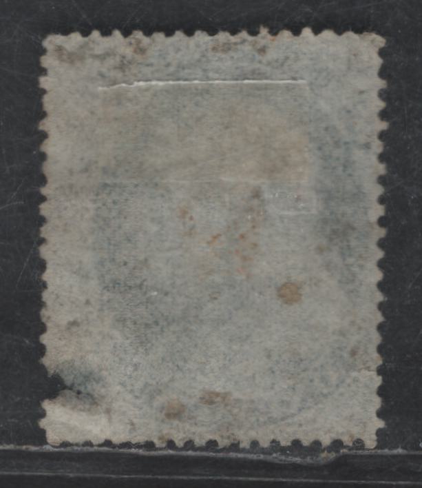Lot 141 (C) United States Of America SC#24 1c Blue Benjamin Franklin, 1857-1861 Perforated Toppan Carpenter Issue, A Fair Used Single Type V, Severe Fault At LR