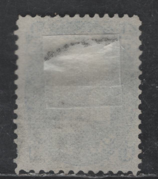Lot 146 (C) United States Of America SC#63 1c Blue Benjamin Franklin, 1861-1869 Civil War Issue, A Fine Used Single Straight Line Paid Cancel