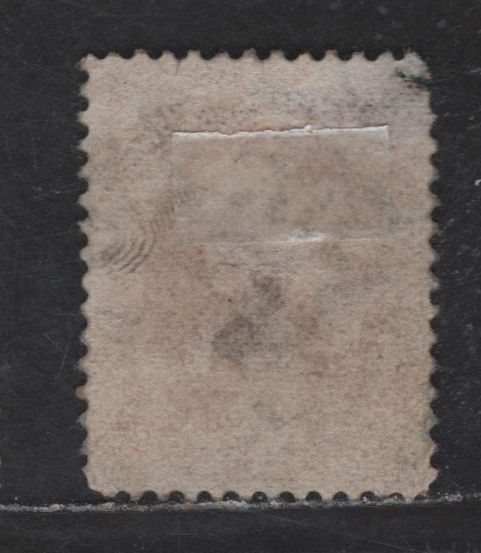 Lot 203 (C) United States Of America SC#217 30c Orang Brown Alexander Hamilton, 1887-1888 Revised Colours Large Banknote Issue, A Fair Used Single Severely Damaged Upper Left Corner Including Thinning, But Light Cancel