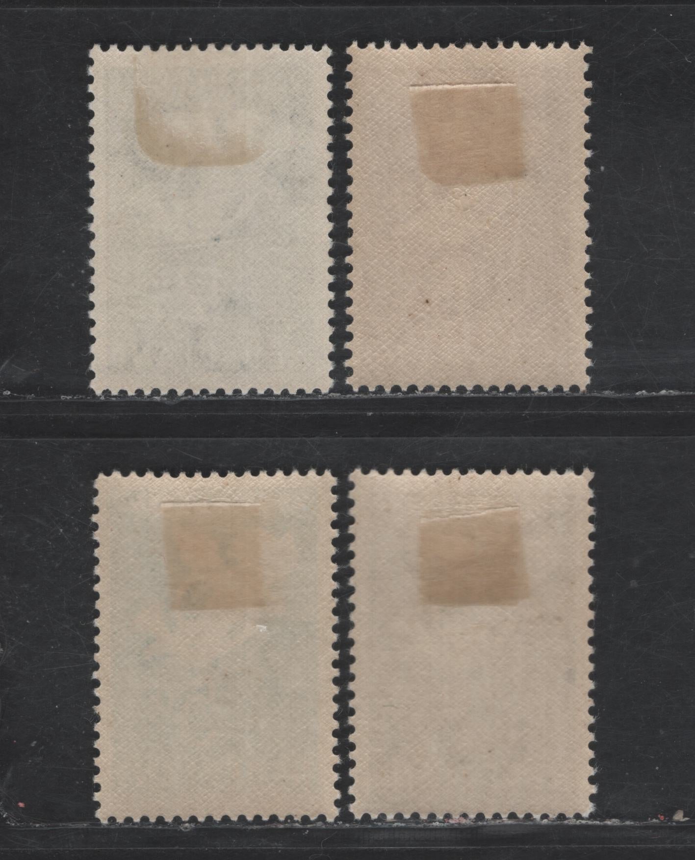 Lot 305 Netherlands SC#B90-B93 1.5c+1.5c - 12.5c+3.5c Lilac Gray - Indigo Cherub, 1936 Semi Postal Issue, 4 VFOG Singles