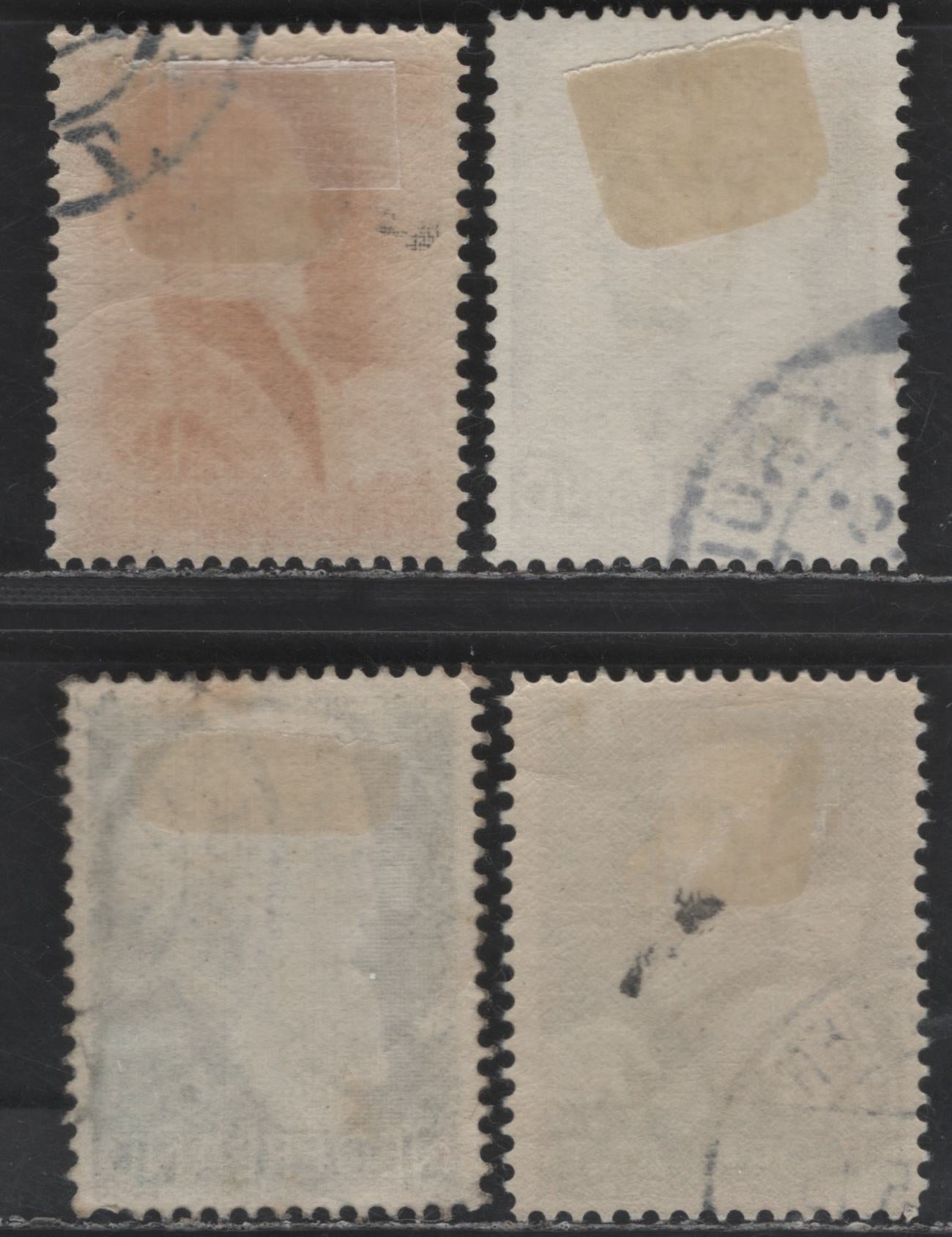 Lot 318 Netherlands SC#B77-B80 1.5c+1.5c - 12.5c+3.5c Dark Carmine - Deep Blue Henri D Guyot - J.P. Sweelinck, 1935 Semi Postal Issue, 4 Very Fine Used Singles