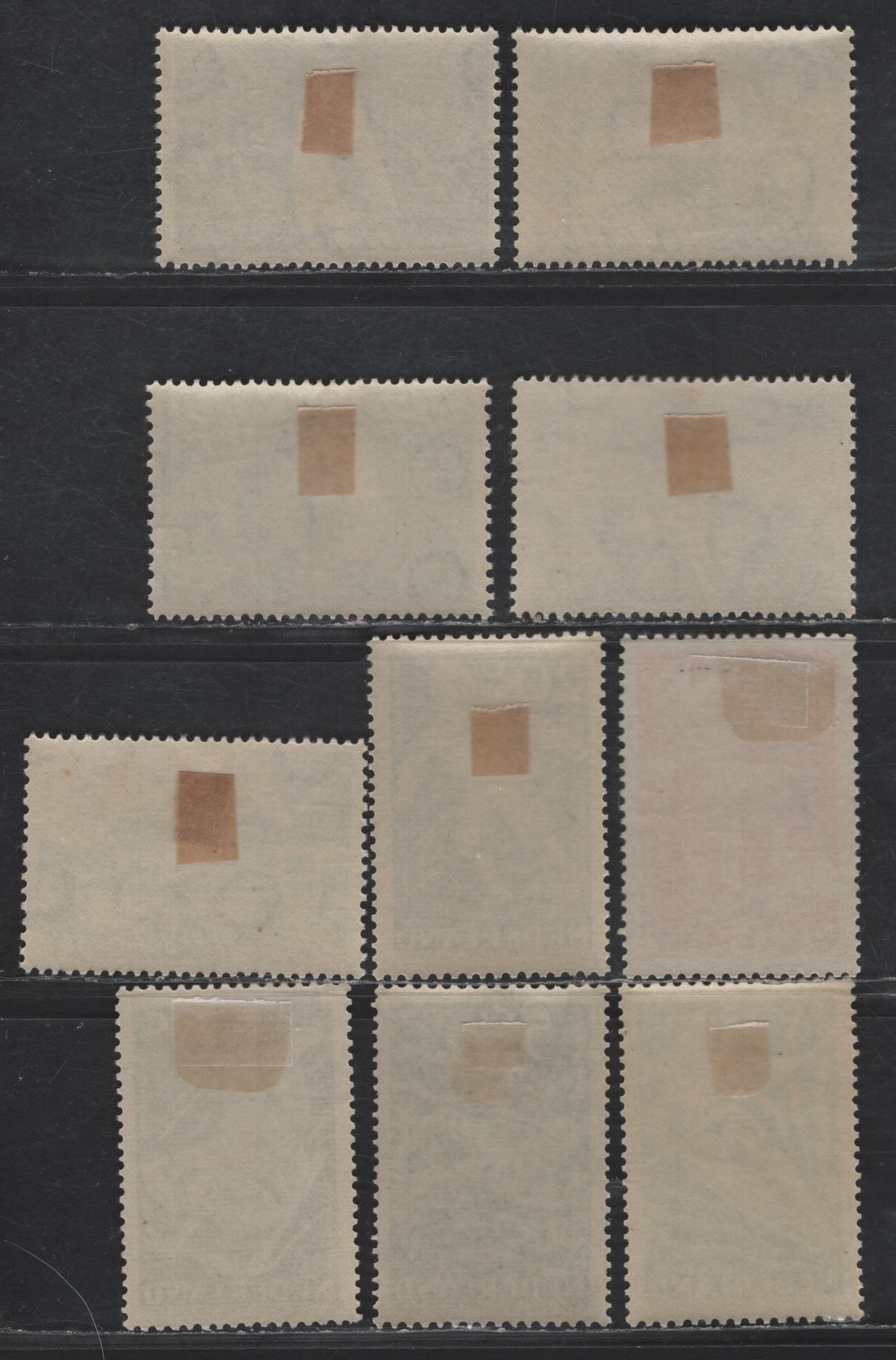 Lot 328 Netherlands SC#B189-B198 2c+2c - 20c+5c Yellow Green - Blue Boy In Kayak - Sailboats, 1948-1949 Semi Postal Issues, 10 VFOG Singles