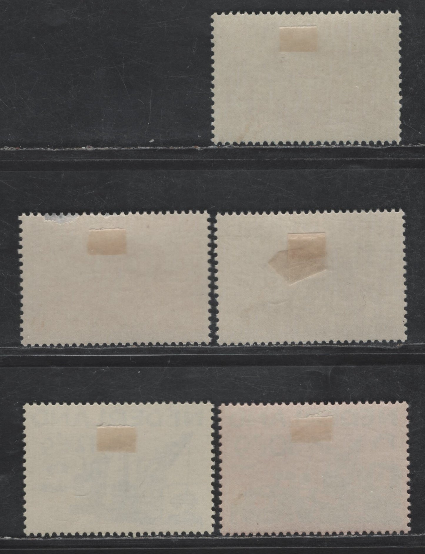 Lot 370 Netherlands SC#B331-B335 4c+4c - 30c+9c Dark Blue on Blue Green - Dark Brown on Brick Red Tugs & Caisson - Sand Spouter, 1959 Semi Postal Issue, 5 VFOG Singles