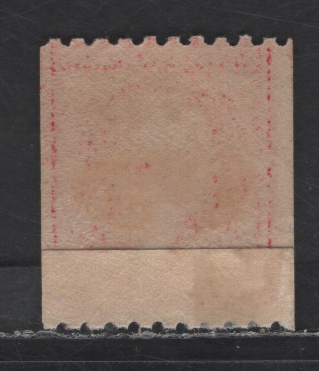 Lot 393 United States Of America SC#442 2c Carmine George Washington, 1908-1920 Washington-Franklin Issue, A VGOG Single Paste-Up Single, Perf. 10 Horizontally, Wmk Single Lined USPS