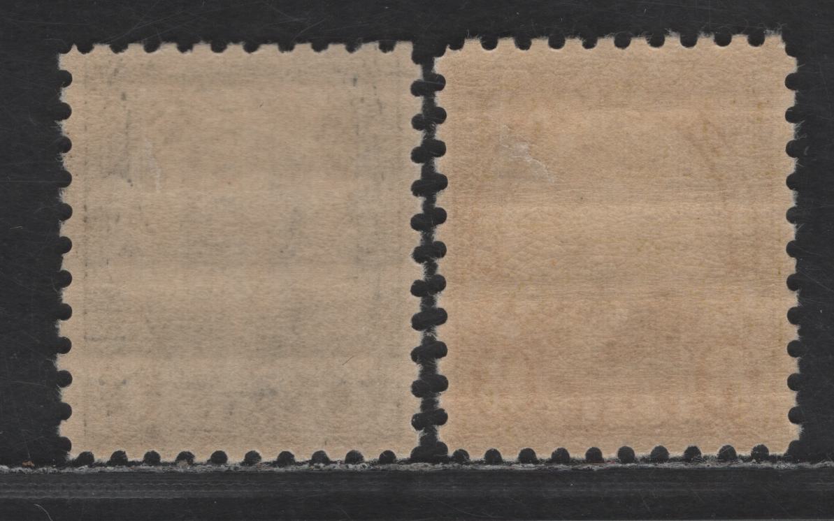 Lot 461 United States SC#588-589 7c -8c Black - Olive Green McKinley - Grant, 1923-1926 Presidents Issue, 2 VFOG Singles, Perf 10, Stamp Designs 19.5x22.5mm
