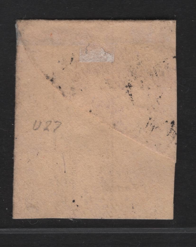 Lot 9 United States SC#U27 3c Red Washington, 1860-1861 Second Nesbitt Issue, A Very Fine Used Single, Buff Paper