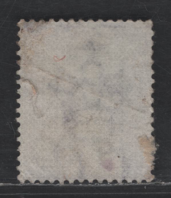 Lot 131 (C) Griqualand West SG#23 6d Deep Lilac Seated Hope, 1878 Overprinted Seated Hope Issue, A Good Used Single, Crown CC Wmk, Overprint Type 2, Small Tear & Crease