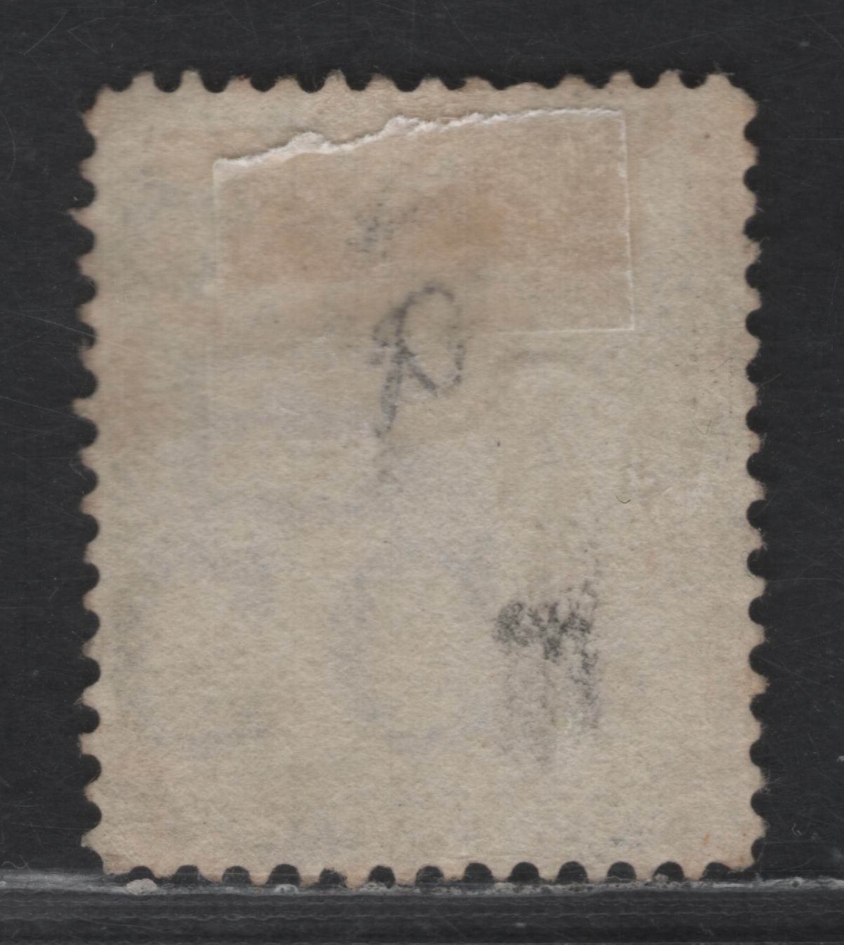 Lot 15 Barbados SG#74x 1d Gray Blue Britannia, 1875-1881 Britannia Issue, A Very Fine Used Single, Crown CC Reversed Wmk
