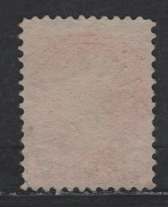 Lot 292 Canada #41 3c Bright Orange Queen Victoria, 1888-1897 Small Queen Issue, A Fine Used Single, Early Second Ottawa Printing, Paper Type 2O-E, Perf 12x12.1, October 15th 1892 Sawyerville, Quebec Split Ring Cancel