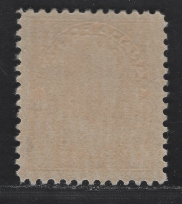 Lot 302 Canada #105d 1c Orange Yellow King George V, 1911-1928 Admiral Issue, A VFOG Single, Die 2, Dry Printing, Re-Drawn Frameline, Streaky Gum