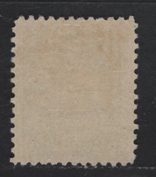 Lot 352 Canada #117 10c Blue King George V, 1911-1928 Admiral Issue, A FOG Single, Wet Printing, Normal Frameline