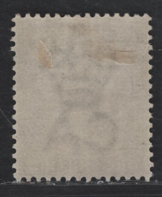 Lot 56 Bermuda SG#29 1/- Yellow Brown Queen Victoria, 1880 Queen Victoria Keyplate Issue, A VFOG Single