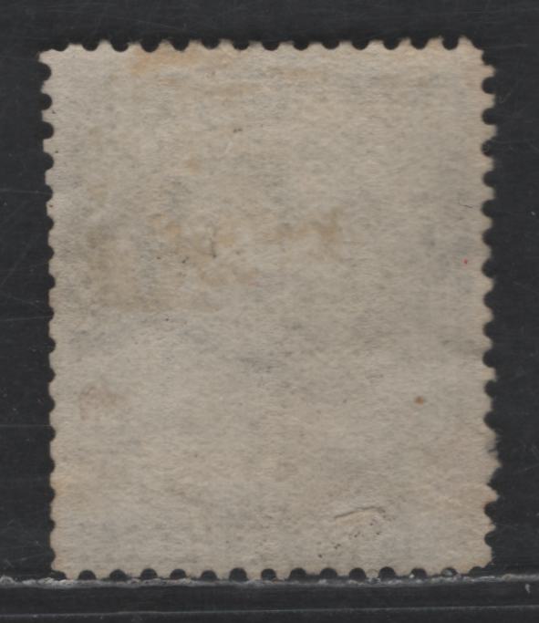 Lot 95 (C) Falkland Islands SG#19 4d Gray Black Queen Victoria, 1885-1891 Bradbury Wilkinson Queen Victoria Issue, A Fine Used Single, Crown CA Sideways Wmk