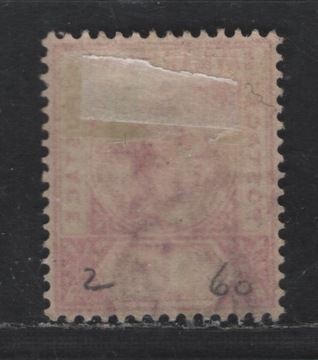Lot 149 Cayman Islands SG#2 1d Carmine Queen Victoria, 1900 Queen Victoria Keyplate Issue, A Very Fine Used Single, Aniline Ink