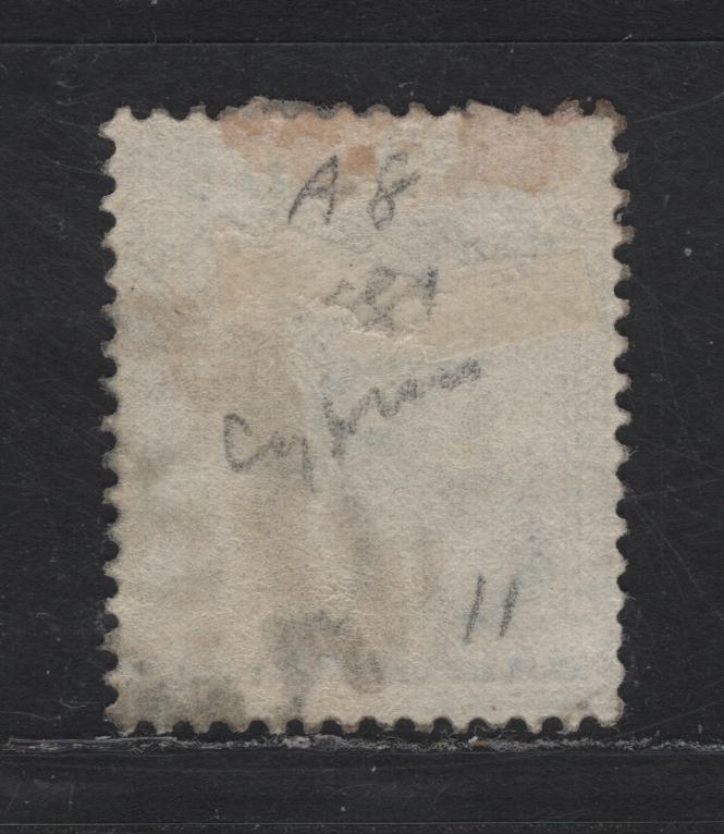 Lot 163 (C)Cyprus SG#11 1/2pi Emerald Green Queen Victoria, 1881 Queen Victoria Keyplates Issue, A Very Fine Used Single, Crown CC Wmk