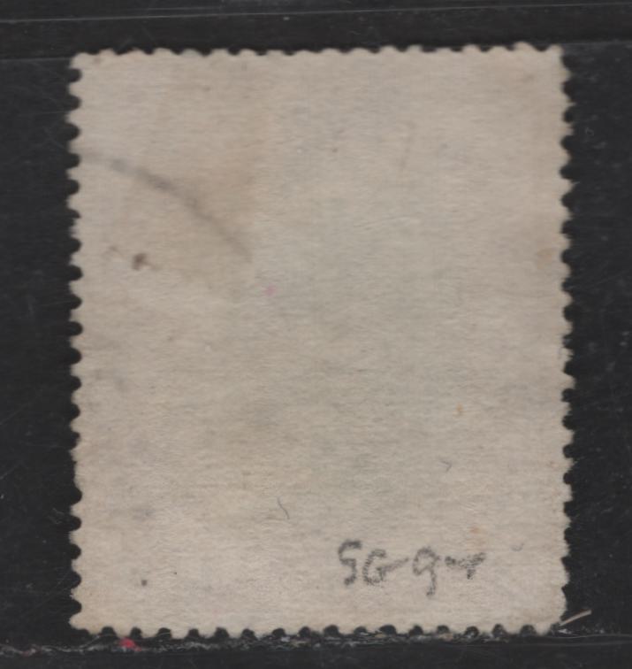 Lot 348 (C) State of North Borneo SG#96a 3c Green & Rosy Mauve Sago Palm, 1897-1902 Pictorial Issue, A Fine Used Single, Postally Used