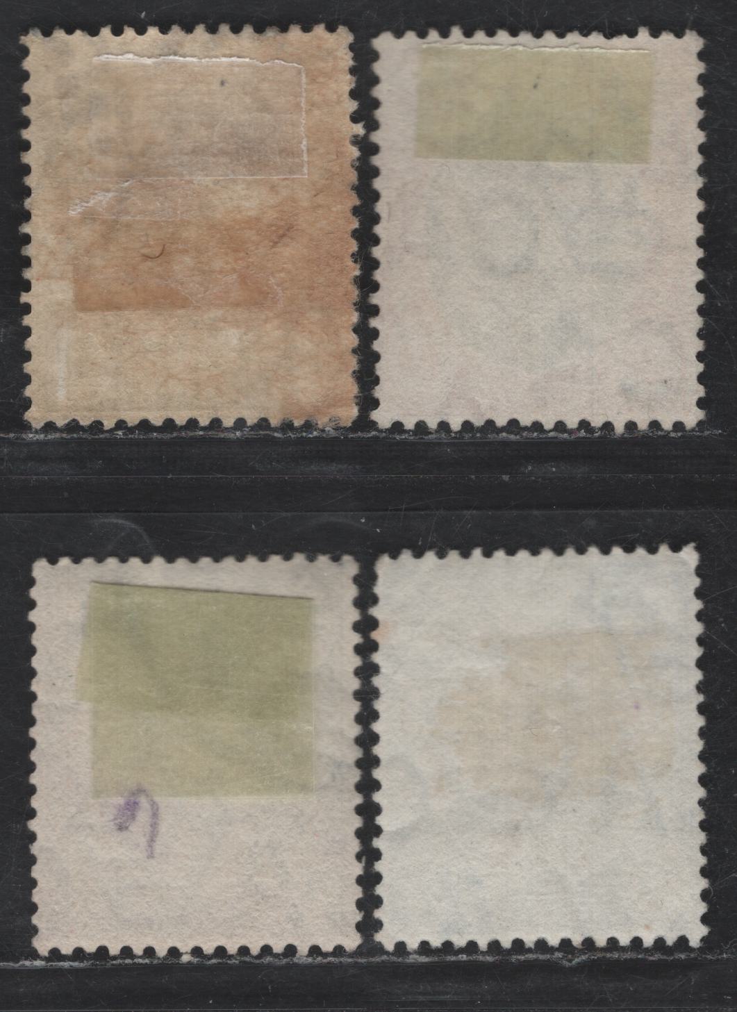 Lot 377 (C) Transvaal SG#263, 266 2 1/2d Black & Blue - 6d Black & Orange On Chalk Surfaced Paper, 1904-1909 King Edward VII Wmk Multiple Crown CA Issue, 4 F & VF Used Singles