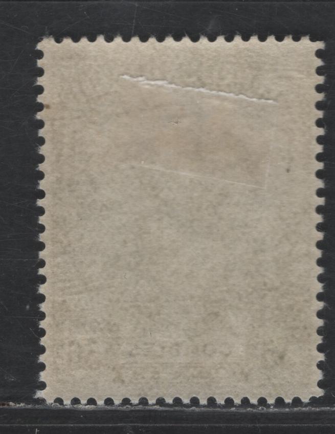 Lot 41 Newfoundland #126 36c Olive Green Combles, 1919 Trail of the Caribou Issue, A VFOG Single, Perf 14.1x14