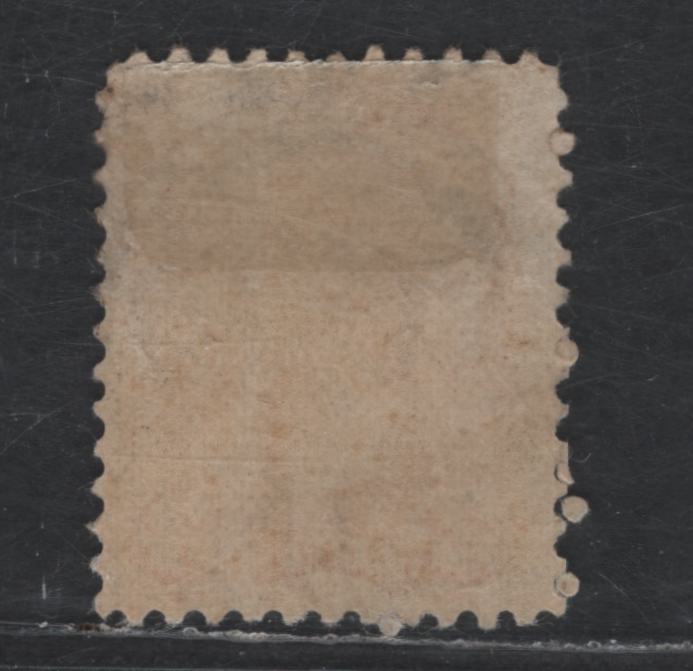 Lot 78 Canada #37 3c Red Orange Queen Victoria, 1870-1893 Small Queen Issue, A FOG Single, Late Montreal Printing, Perf 12x122, Paper LM-J, Slight Oxidation Of The Color