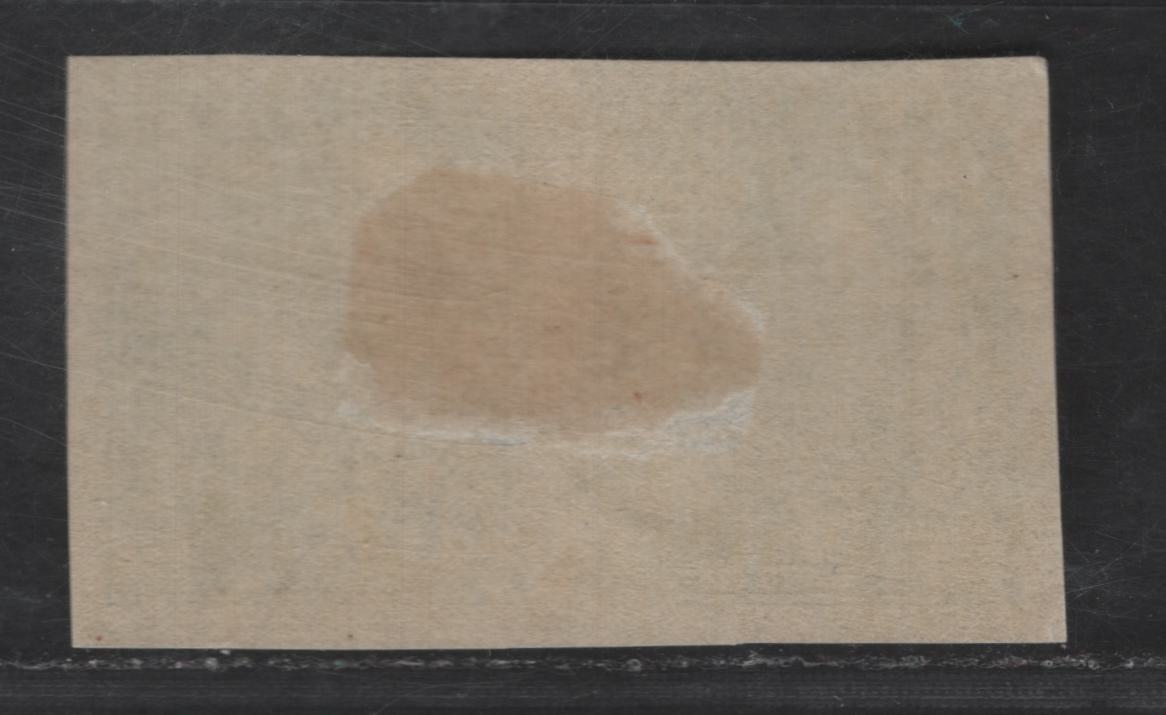 Lot 24 Canada #137 2c & 3c Green King George V, 1915-1924 Admiral Imperforate Issue, A VFOG Imperf Pair.