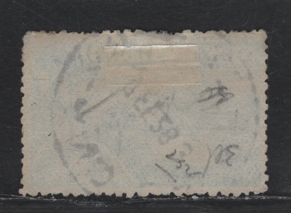 Lot 11 (C) New Zealand SG#249 2.5d Sky Blue Lake Wakatipu, 1898 Pictorial Issue, A Fine Used Single, Unwatermarked, Perf 12x14, Unusual Compound Perf.