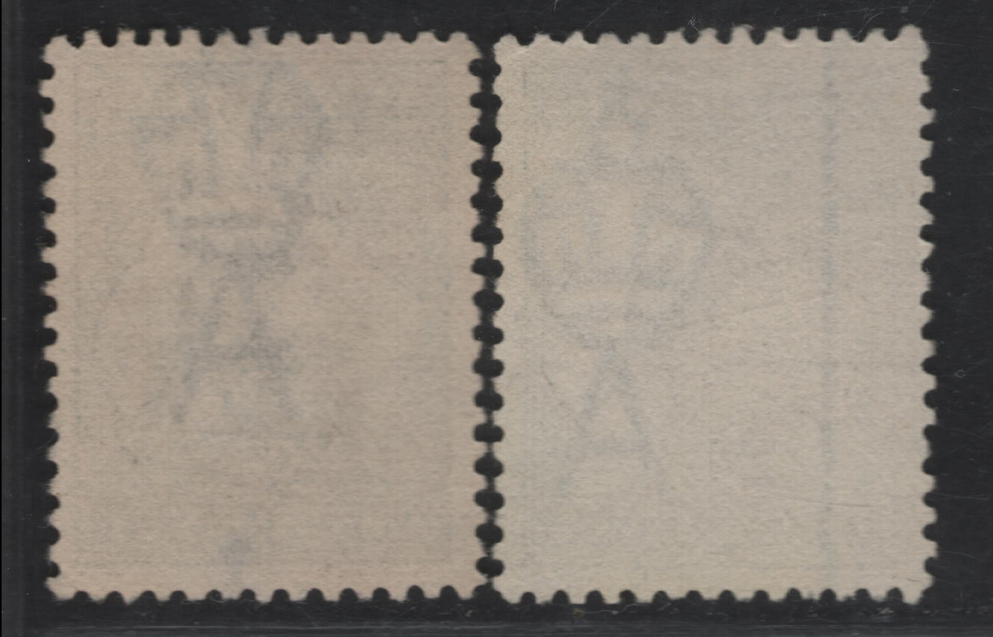 Lot 154 Australia SG#35 2d Gray Kangaroo & Map, 1915-1927 Kangaroo & Map 3rd Issue, 2 Very Fine Used Singles, 3rd Wmk, Die 1