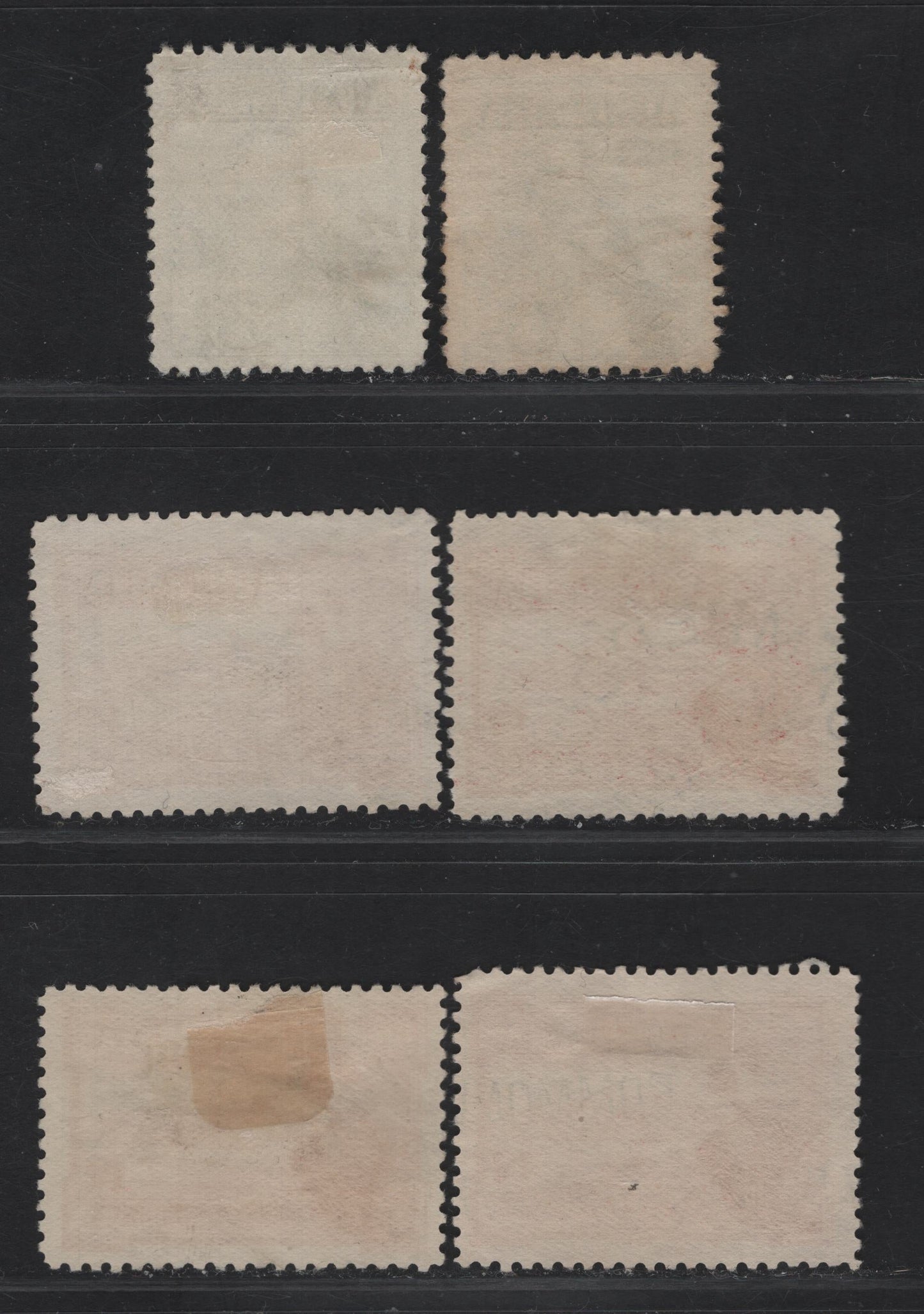 Lot 266 (C) Australia SG#105-106 1.5d - 3d Brownish Lake - Blue Opening of Parliament House - Kookaburra, 1927 Opening of Parliament House - 4th nat'l Stamp Exhibition Issues, 6 Very Fine Used Singles, Slight Shade & Paper Differences on the 3d