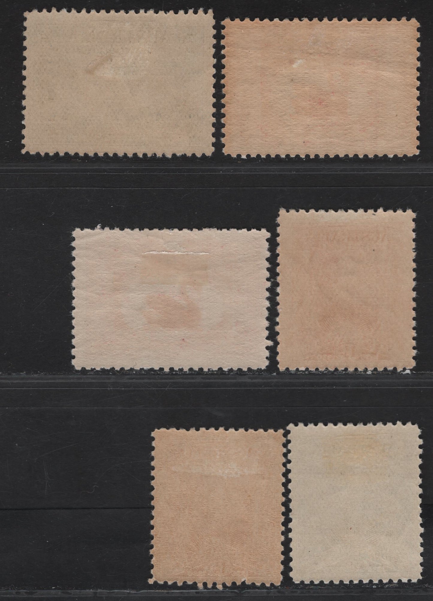 Lot 268 Australia SG#115-118 3d Green - Blue DH66 Biplane - Capt. Charles Strut, 1929-1930 Airmail - Centenary Of Exploration Issue, 6 VFOG Singles, Complete Mint With Additional Shade Variations Of The 1.5d