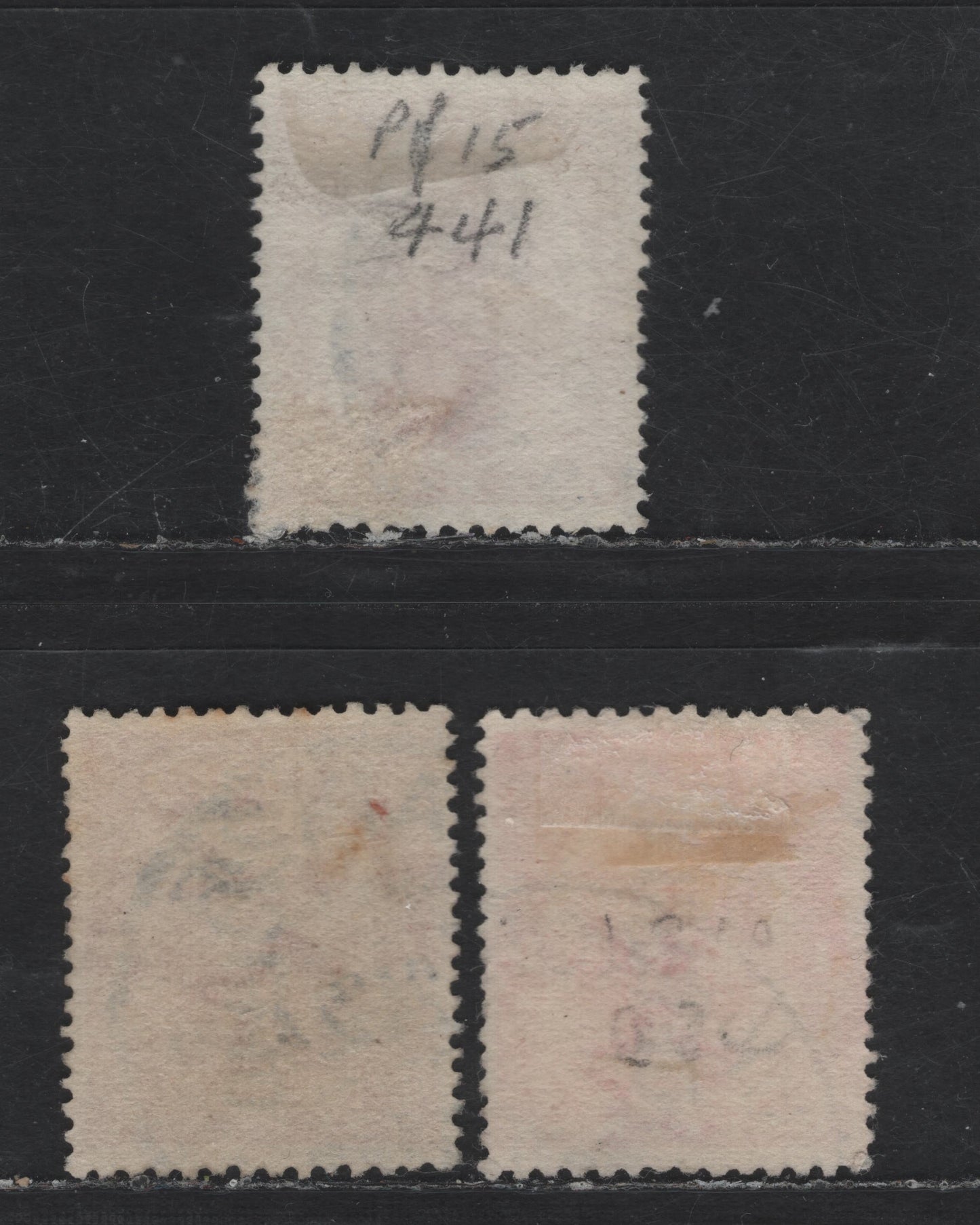 Lot 30 New Zealand SG#386, O78-O79 1d Carmine Woman Standing, 1908-1926 Pictorial Issues, 3 Very Fine Used Singles, De la Rue & Jones Papers, Original Design Without Inscription, Revised Design On Both Papers With Official Overprint.