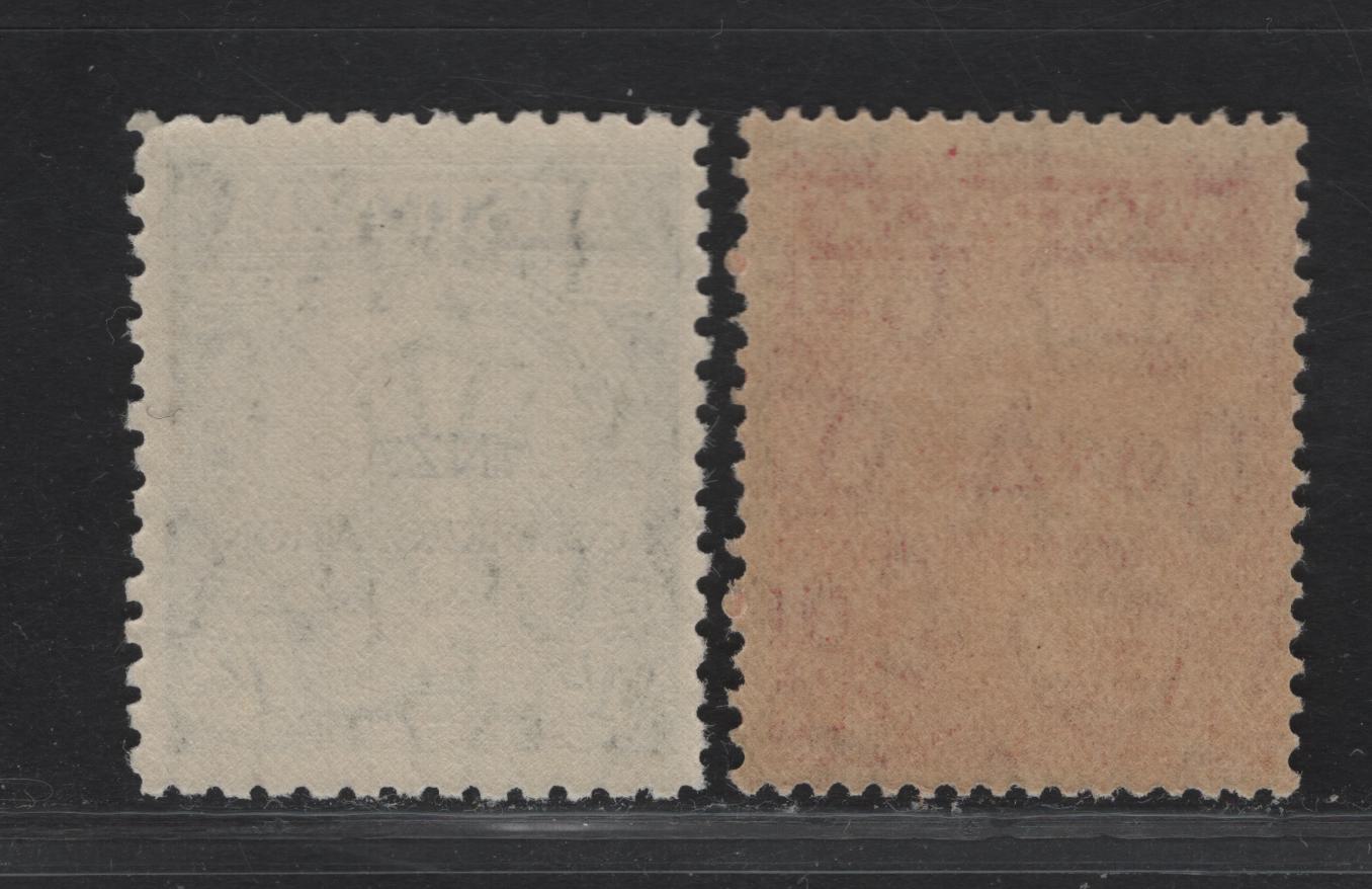 Lot 304 Australia SG#154-155 2d - 1/- Scarlet - Black Cenotaph - Whitehall, 1935 20th Anniv of Gallipoli Landing Issue, 2 F/VFNH Singles