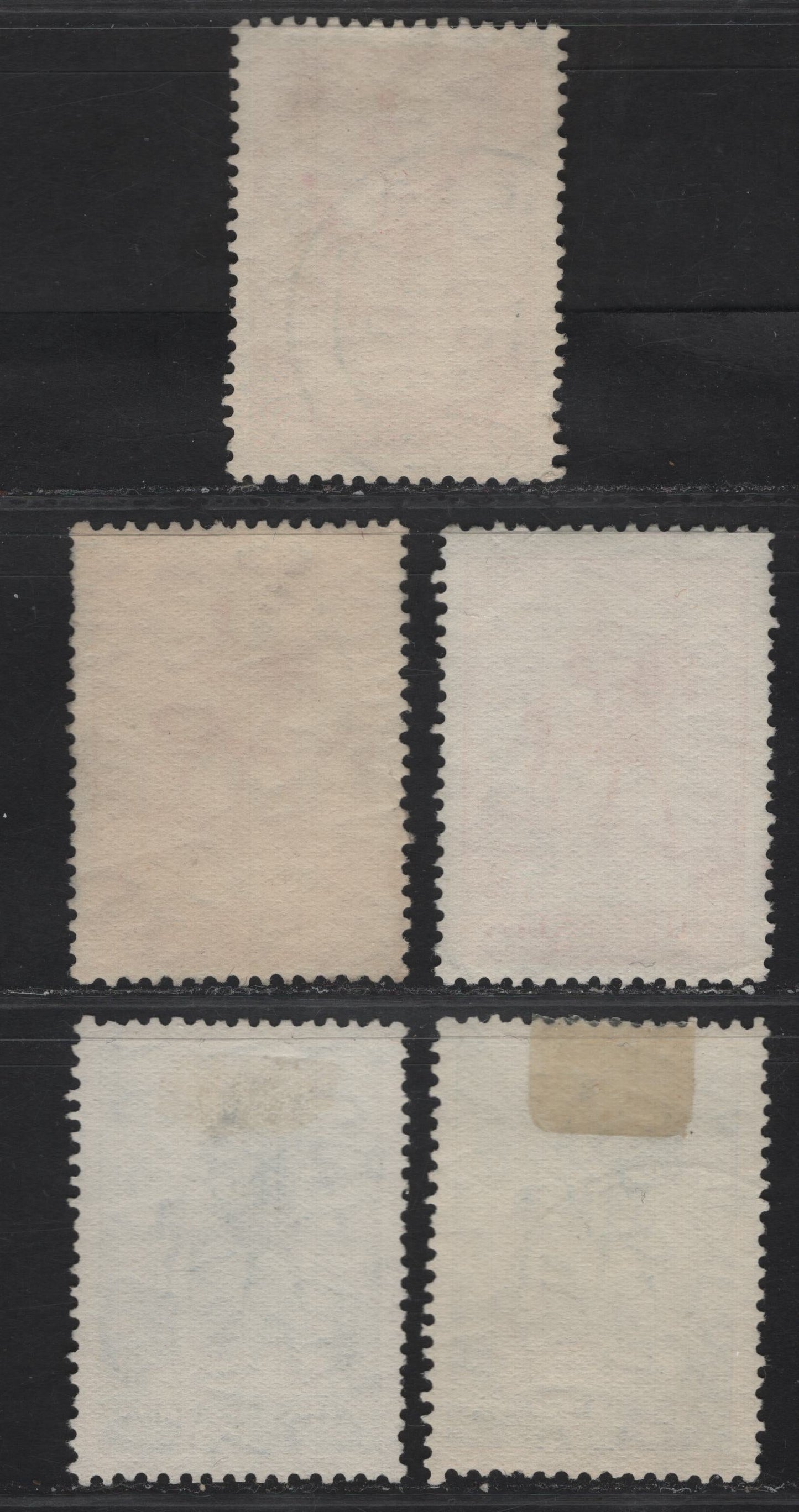 Lot 309 Australia SG#156-157 2d - 3d Scarlet - Dull Blue King George V On Anzac, 1935 Silver Jubilee Issue, 5 Fine/Very Fine Used Singles