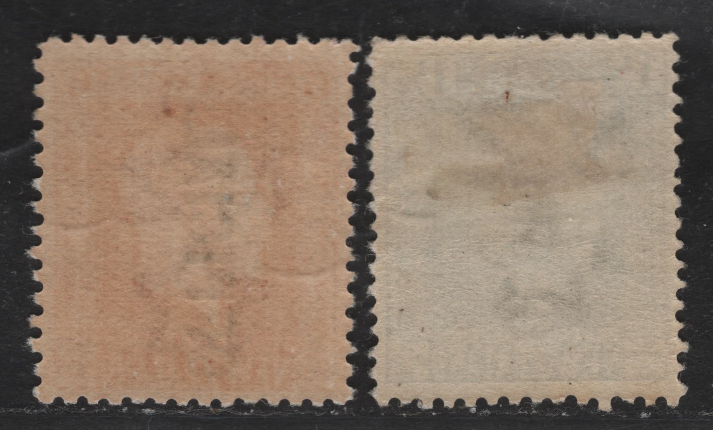 Lot 41 New Zealand SG#O90, O102 1.5d - 6d Black - Carmine King George V, 1915-1934 KGV Profile Heads Issue, 2 VFOG Singles, Perf 14x13.5, Official Overprint