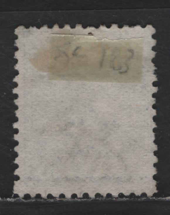 Lot 7 New Zealand SG#183 6d Blue Queen Victoria, 1878 First Sideface Issue, A Fine Used Single, Perf 12x11.5