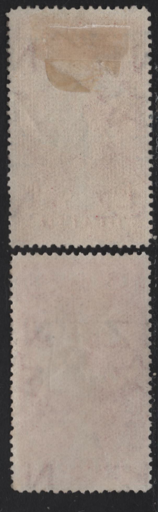 Lot 79 (C) New Zealand SG#553 1d+1d Bright Carmine & Dark Carmine The Path ro Health, 1932 Health Issue, 2 Fine Used Singles