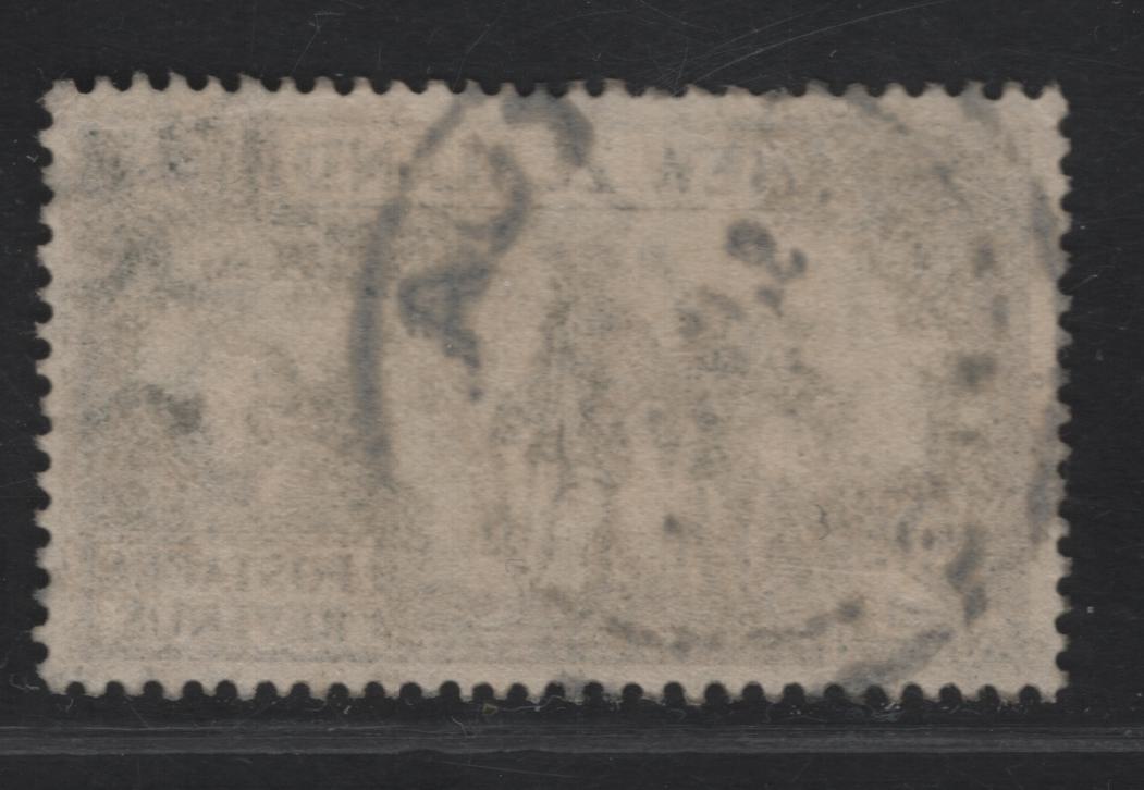 Lot 91 New Zealand SG#568 2/- Olive Green Capt Cook At Poverty Bay, 1935-1936 Pictorial Issue, A Very Fine Used Single, Perf 13-14x13.5, Single Star & NZ Wmk