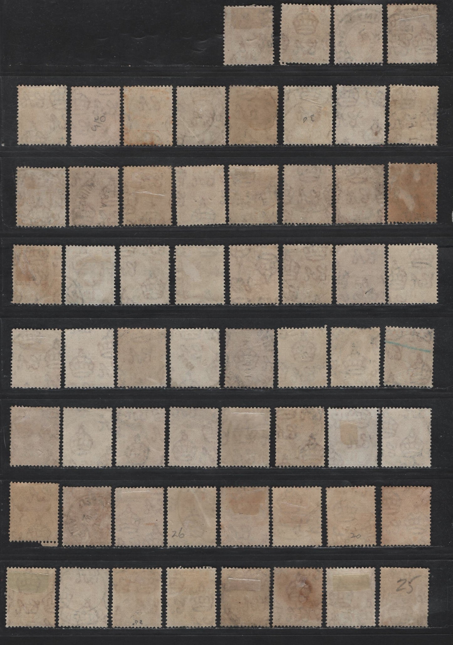 Lot 170 Nigeria SG#17 1.5d Brownish Orange King George V, 1921-1932 KGV Imperium Keyplate Issue, Wmk Multiple Script CA, 60 Fine/Very Fine Used Singles, Assortment of Dated Examples, Dates Between 1932-1938, Unsorted As to Shades.